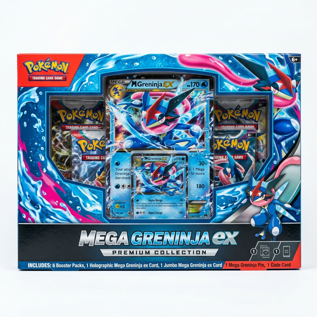 Pokémon TCG Mega Greninja ex Premium Collection