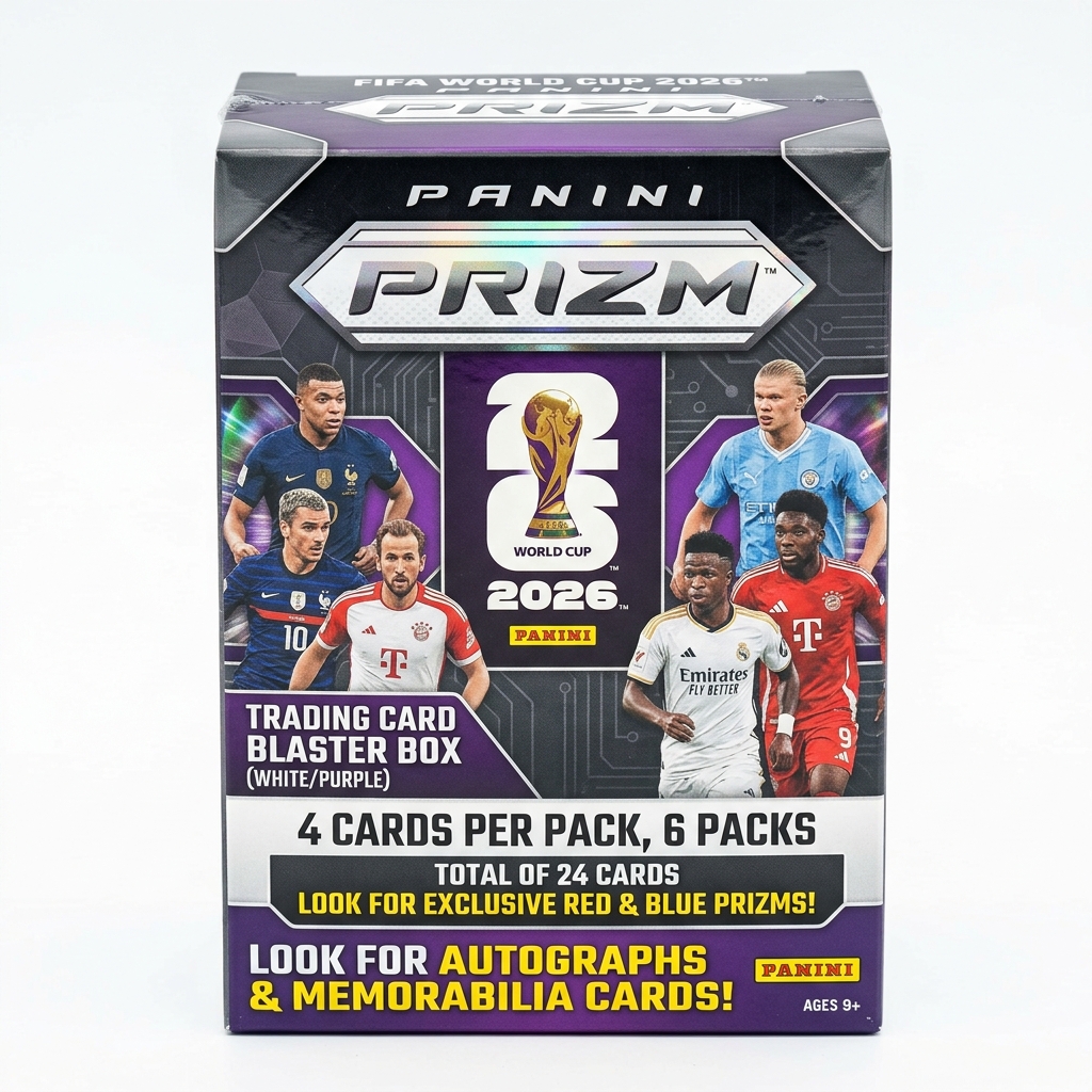 26 Panini Prizm World Cup Soccer Exclusive Trading Cards Value Box
